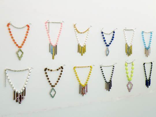A display of Kristen Gale's jewelry
