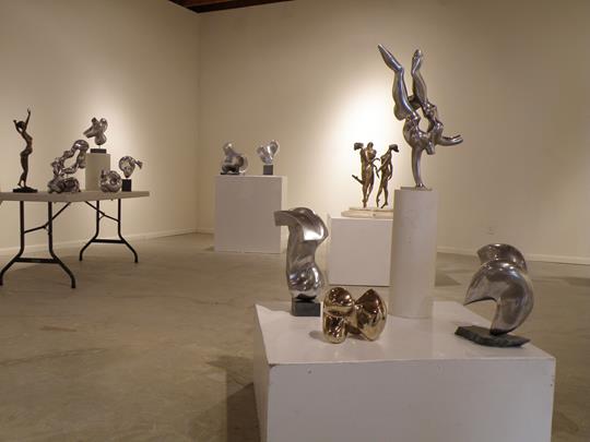 Eugen Doering's sculptures at the Art Park