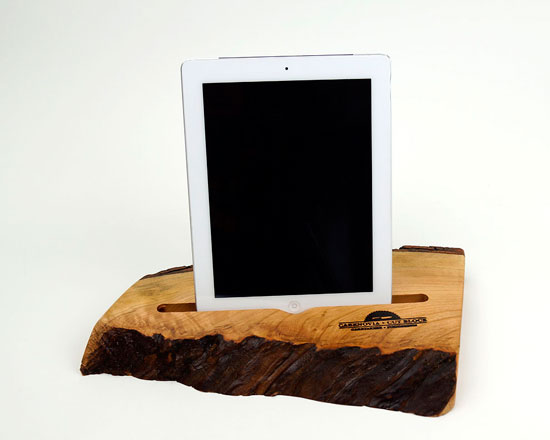 Maple iPad stand
