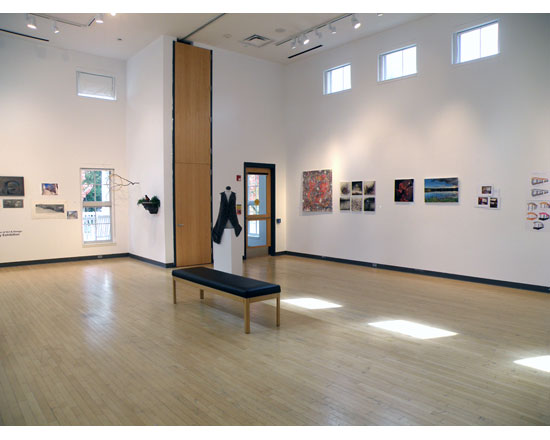 Art gallery in Reisman Hall