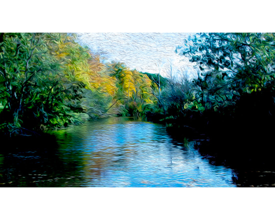 "Cazenovia Creek"   painting