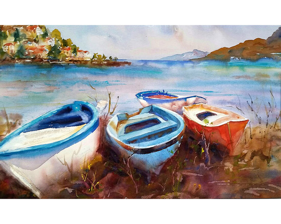 Jana Laxa "Happy Boats"