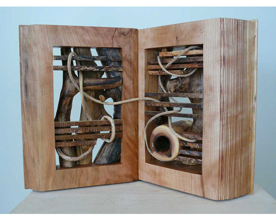 Between the Lines   15½" X 21½" X 8"     2010