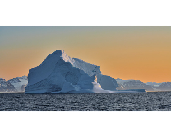 "Greenland - Iceberg at Golden Hour"