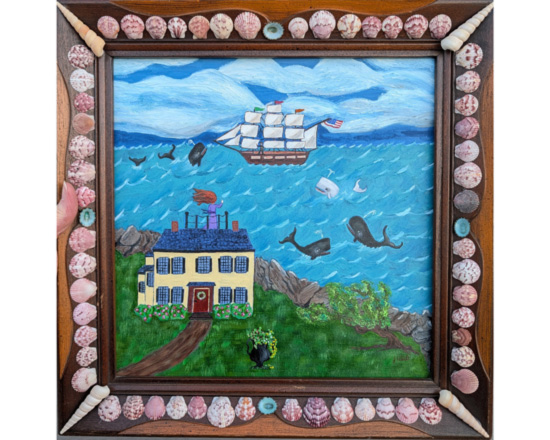 "Hurry Home, Captain" &nbsp; 12"x12" not including frame