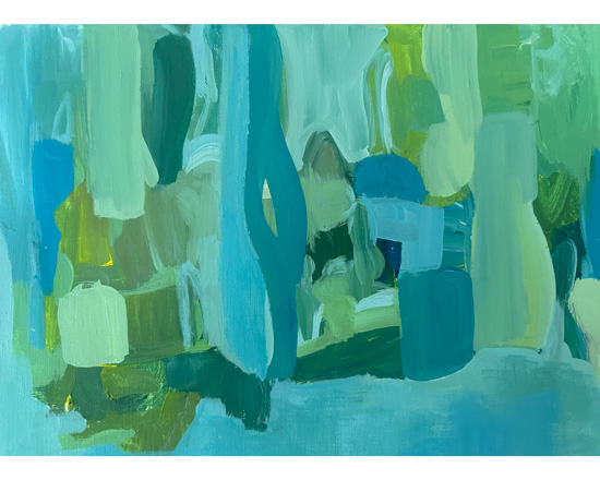 “Life on the Lake” 11”x14” Acrylic on paper "Life on the Lake"
