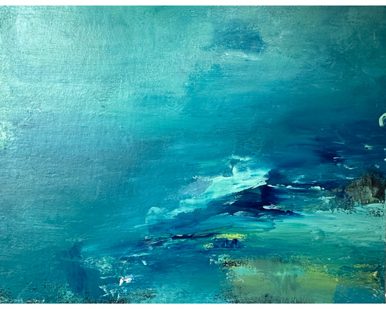 “Waiting on You” 8”x10” Acrylic on canvas board "Waiting on You"