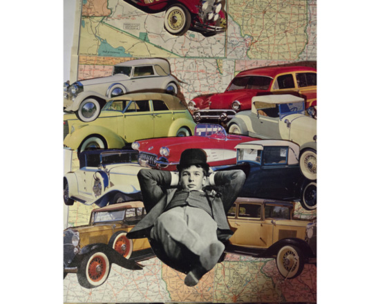 "King of the Highway" car collage