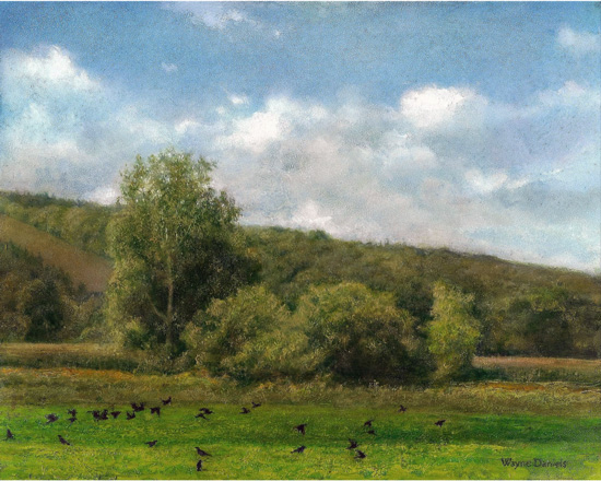 "Vincent Corners"    oil on panel, 8" x 10"